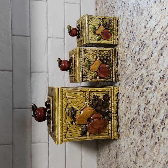 Vintage Lefton Cannister Set - Picture 1 of 12